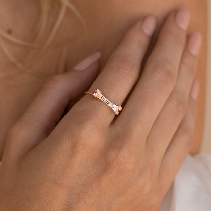 Custom Dog Bone Ring