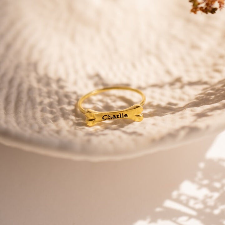 Custom Dog Bone Ring