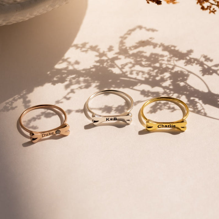 Custom Dog Bone Ring
