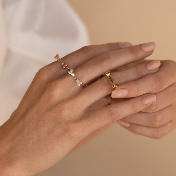 Custom Dog Bone Ring