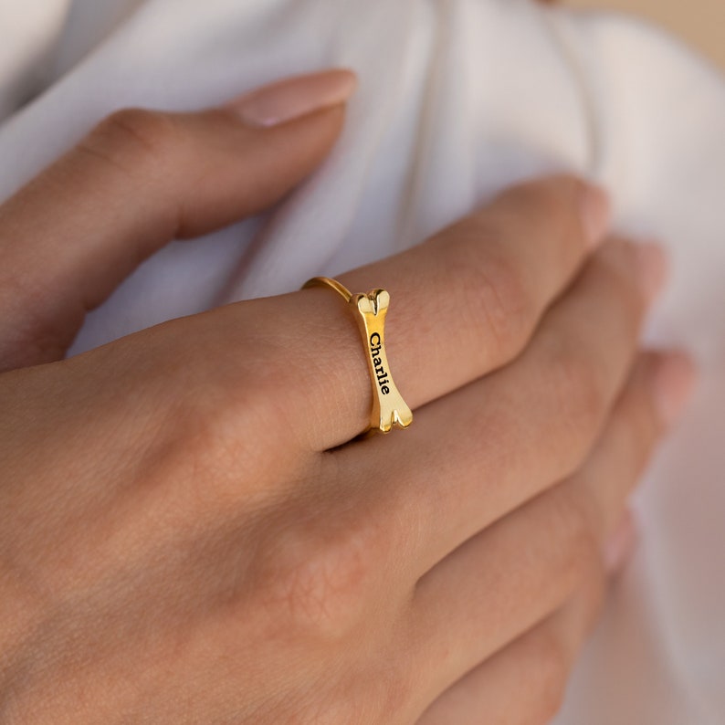 Custom Dog Bone Ring
