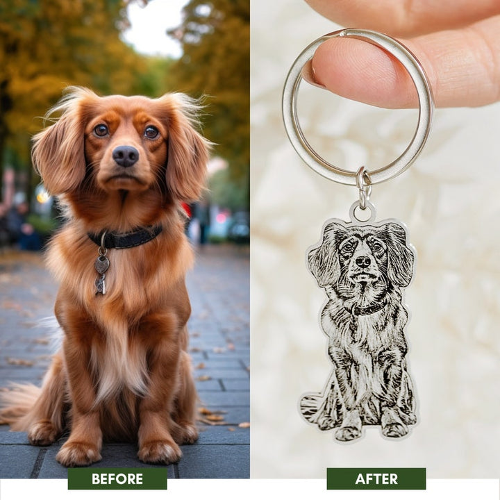 Personalized Pet Keychain