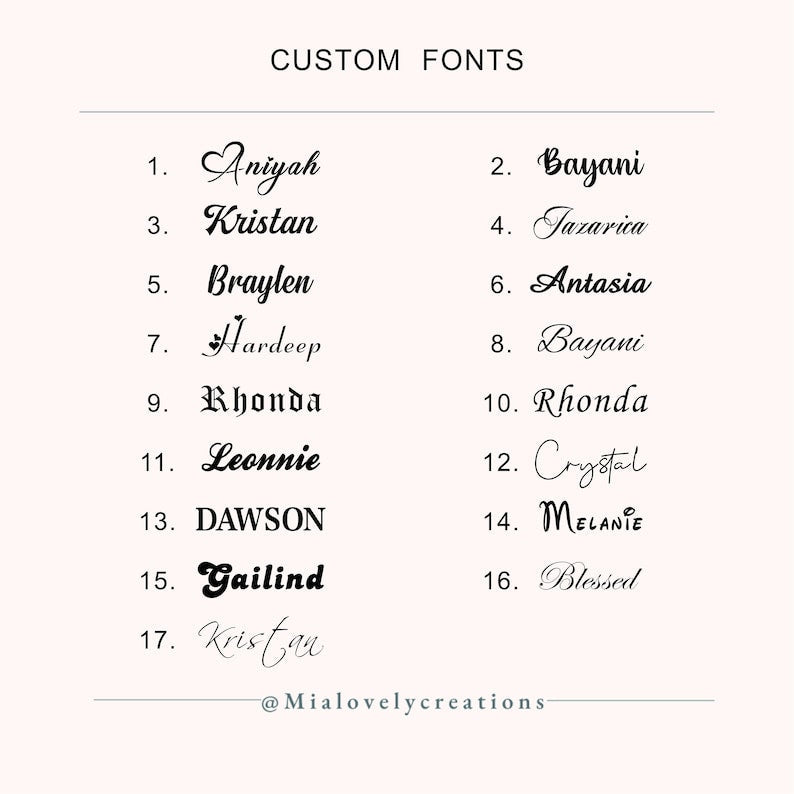 Custom Name Hoop Earrings