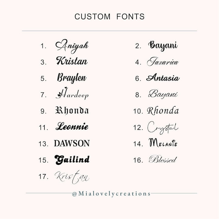 Custom Name Hoop Earrings