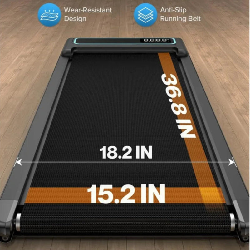 incline walking pad, adjustable slope, burn calories