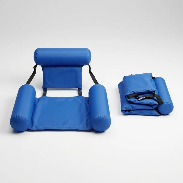 Inflatable Floating Hammo - portable compact water lounge