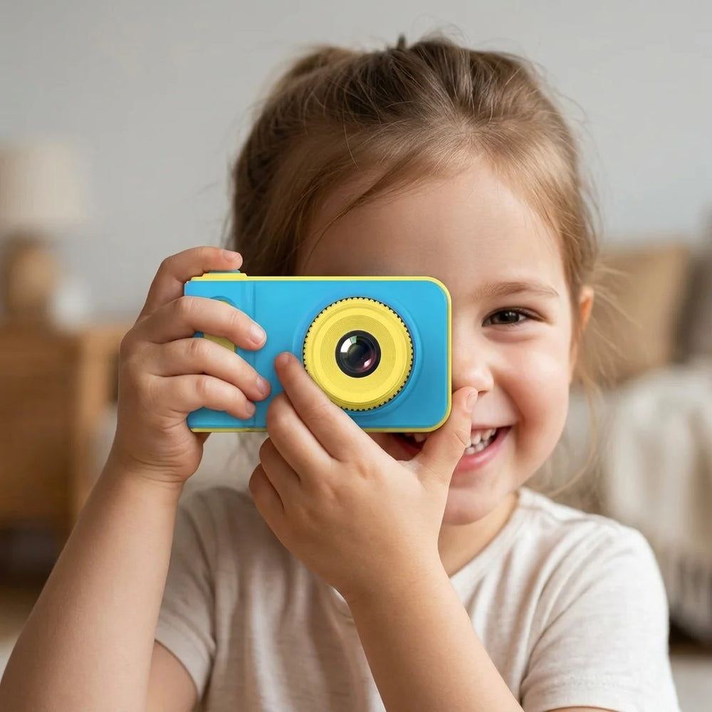 Kids Digital Camera - Int - child using, joyful, lifestyle