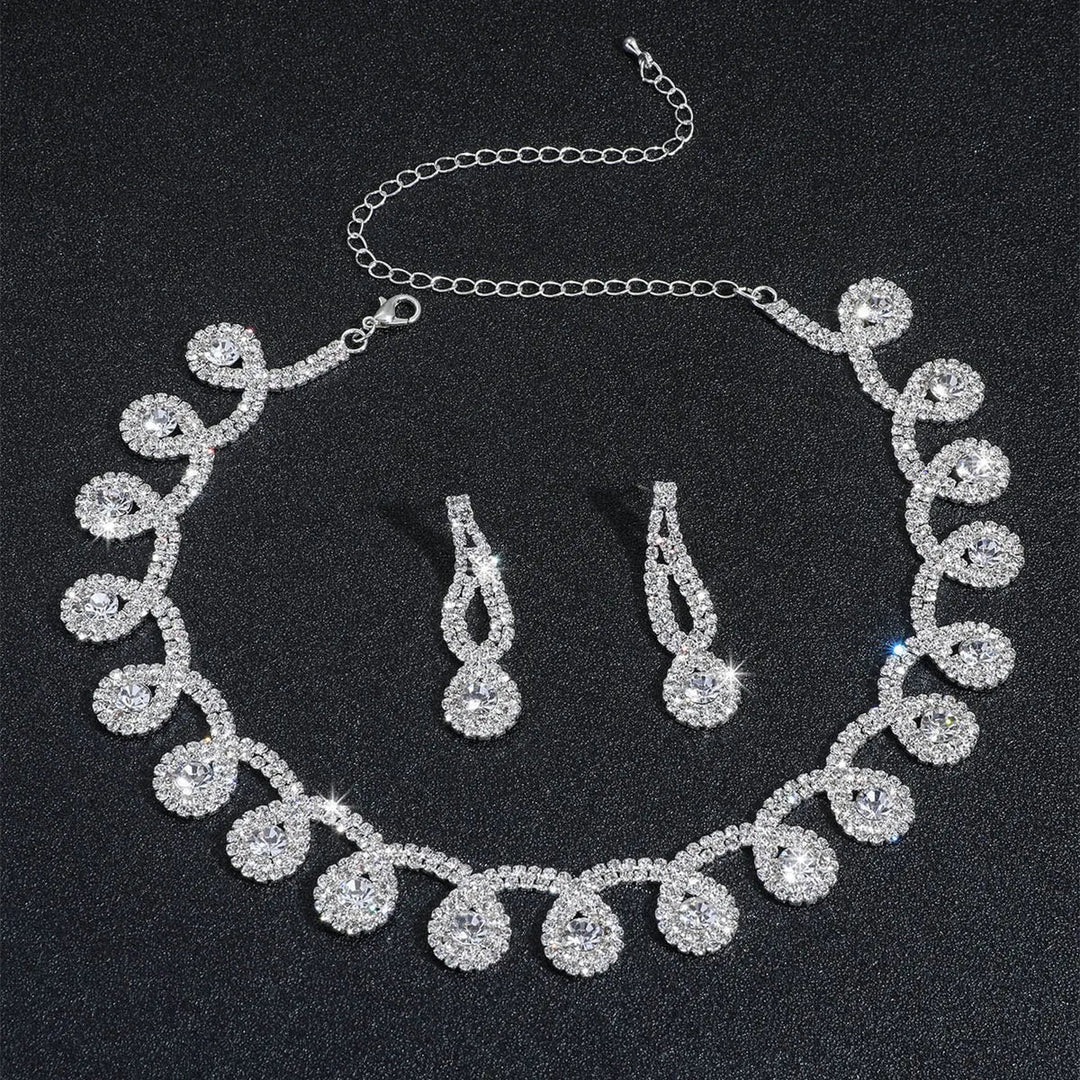 Crystal Tassel Jewelry Set