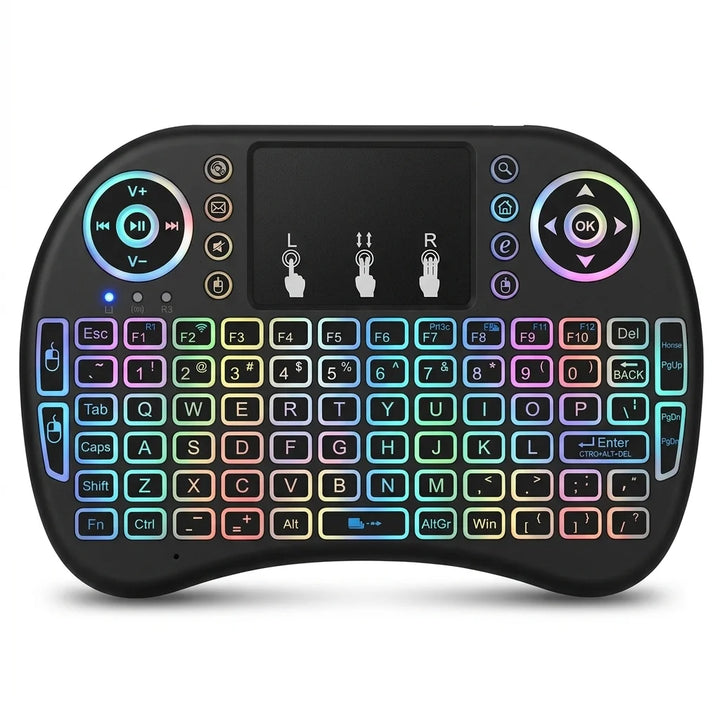 Mini Wireless Keyboard - Backlit Rechargeable i8