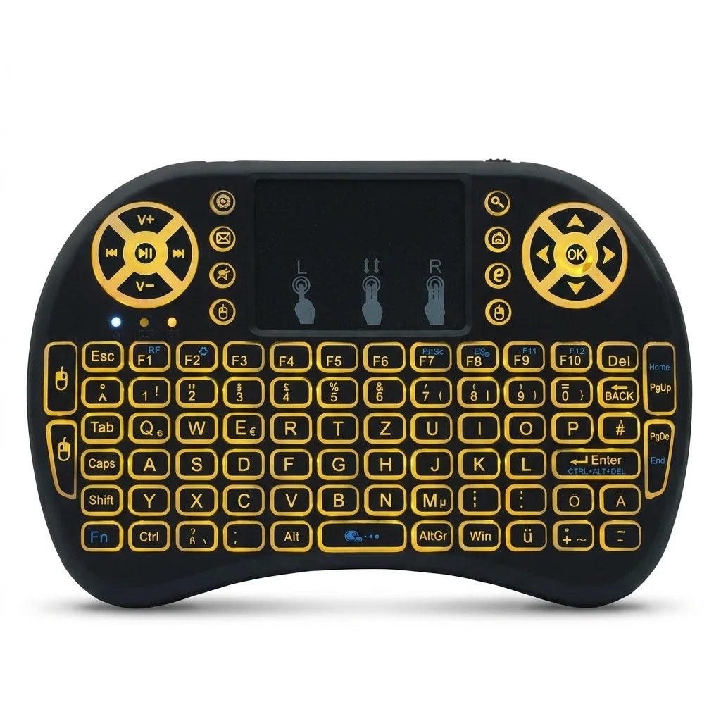 Mini Wireless Keyboard - Backlit Rechargeable i8