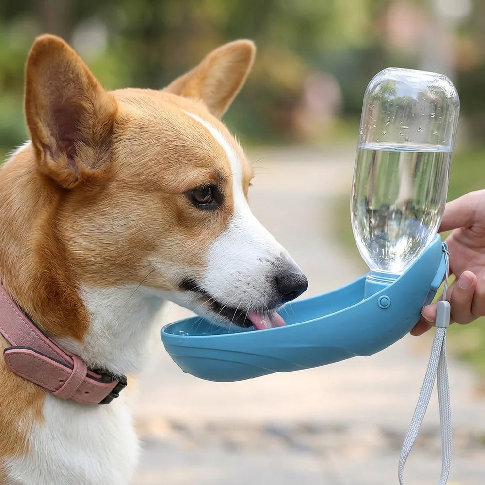 Portable Dog Water Bottle - Leak-Proof Travel Dispenser
