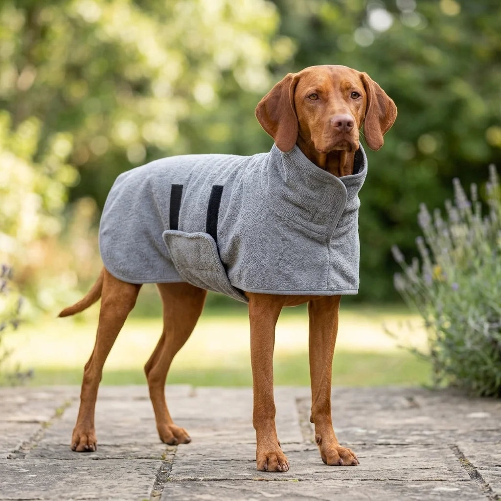 SmashingFinds Pet Bathrob - absorbent, quick-drying, soft