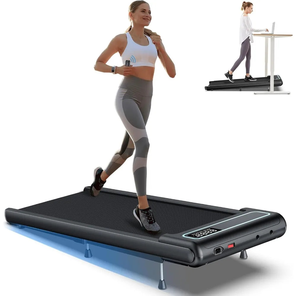 under desk treadmill, running, 2.5hp, quiet motor 