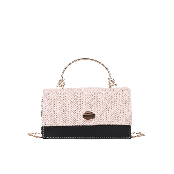 Fashion Straw Chain Bag