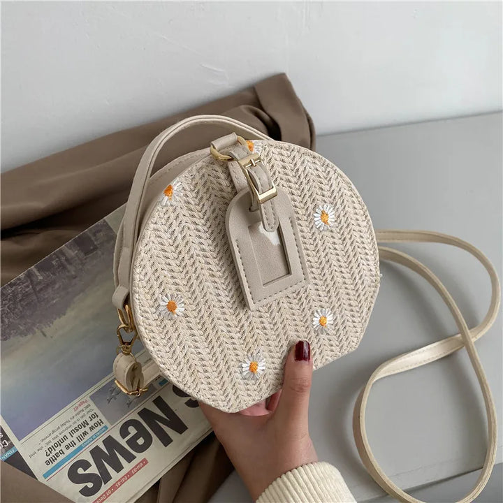 Mini Round Straw Bag
