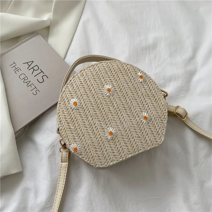 Mini Round Straw Bag