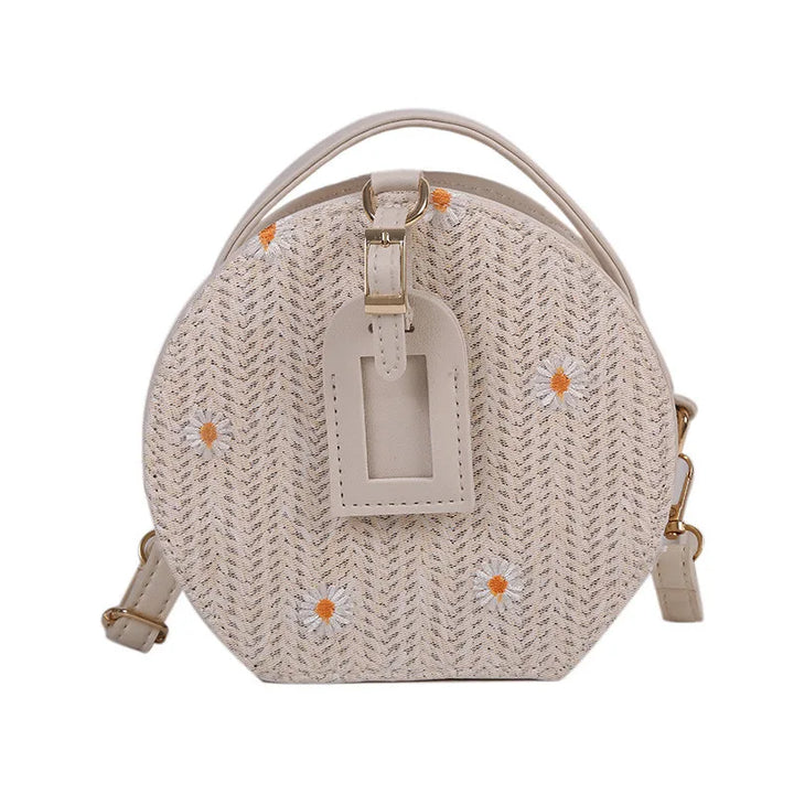 Mini Round Straw Bag